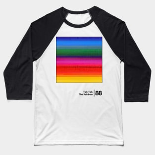 The Rainbow / Minimal Style Graphic Artwork Design Baseball T-Shirt